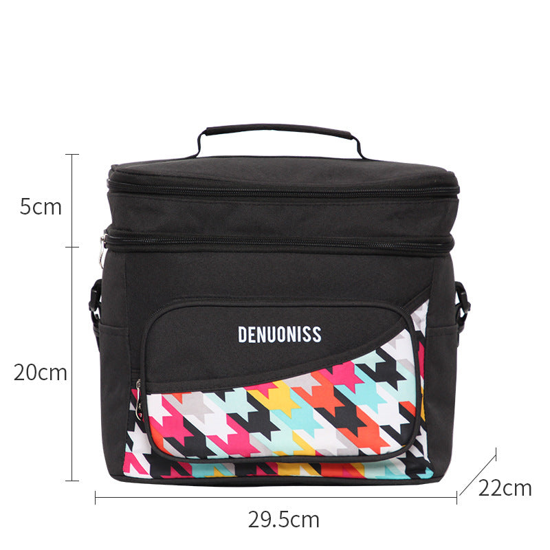 Innovative waterproof aluminum foil insulation bag refrigerated leak-proof ice pack multi-functional lunch box bag large capacity meal bag - V.I.P Digital Presence