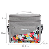 Innovative waterproof aluminum foil insulation bag refrigerated leak-proof ice pack multi-functional lunch box bag large capacity meal bag - V.I.P Digital Presence