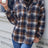 Ivy Lane Plaid Button Up Long Sleeve Hooded Jacket - V.I.P Digital Presence