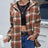 Ivy Lane Plaid Button Up Long Sleeve Hooded Jacket - V.I.P Digital Presence