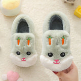 Kids Cotton Slides Autumn Winter Indoor Non-slip Cute Rabbit Non-slip Kids Shoes Home Slippers Fashion Baby Boys Girls Slippers - V.I.P Digital Presence