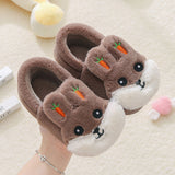 Kids Cotton Slides Autumn Winter Indoor Non-slip Cute Rabbit Non-slip Kids Shoes Home Slippers Fashion Baby Boys Girls Slippers - V.I.P Digital Presence