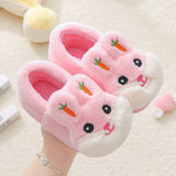 Kids Cotton Slides Autumn Winter Indoor Non-slip Cute Rabbit Non-slip Kids Shoes Home Slippers Fashion Baby Boys Girls Slippers - V.I.P Digital Presence