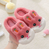 Kids Cotton Slides Autumn Winter Indoor Non-slip Cute Rabbit Non-slip Kids Shoes Home Slippers Fashion Baby Boys Girls Slippers - V.I.P Digital Presence