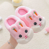 Kids Cotton Slides Autumn Winter Indoor Non-slip Cute Rabbit Non-slip Kids Shoes Home Slippers Fashion Baby Boys Girls Slippers - V.I.P Digital Presence