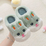 Kids Cotton Slides Autumn Winter Indoor Non-slip Cute Rabbit Non-slip Kids Shoes Home Slippers Fashion Baby Boys Girls Slippers - V.I.P Digital Presence