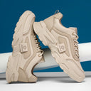 Labor protection shoes, wear-resistant shoes, sports and leisure outdoor hiking leather shoes, men's shoes, versatile thick soled trendy shoes - V.I.P Digital Presence