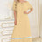 Lace Detail Short Sleeve Lounge Dress - V.I.P Digital Presence