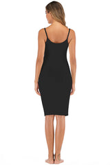Lace Detail V-Neck Spaghetti Strap Lounge Dress - V.I.P Digital Presence