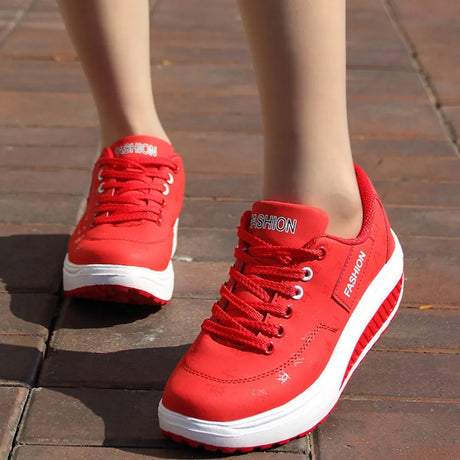 Lace Up Rocker Sole Sneakers - V.I.P Digital Presence