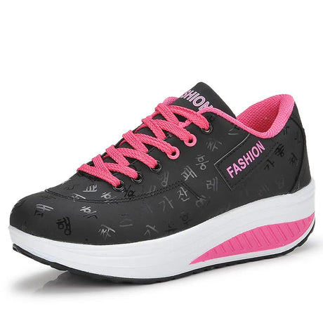 Lace Up Rocker Sole Sneakers - V.I.P Digital Presence
