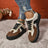 Lace Up Round Toe Contrast Sneakers - V.I.P Digital Presence