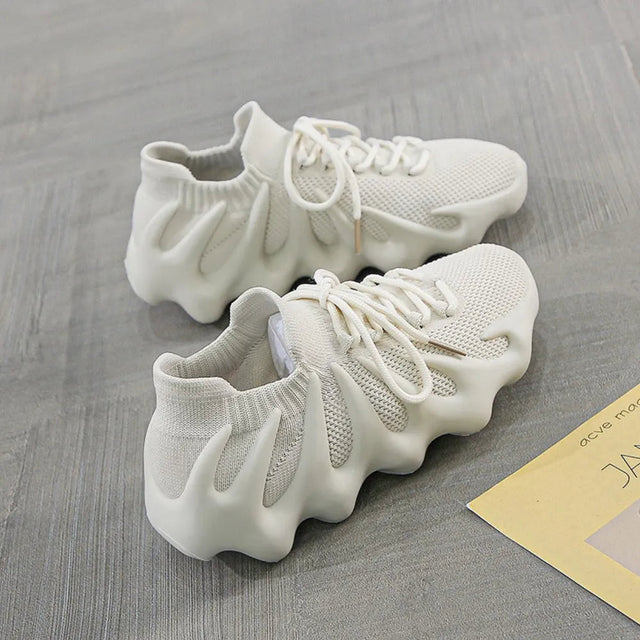 Lace Up Round Toe Mesh Athletic - V.I.P Digital Presence