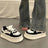 Lace Up Round Toe Platform Sneakers - V.I.P Digital Presence