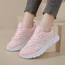 Lace Up Round Toe Star Mesh Athletic - V.I.P Digital Presence