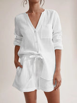 Ladies' summer pajamas made of pure cotton gauze - V.I.P Digital Presence