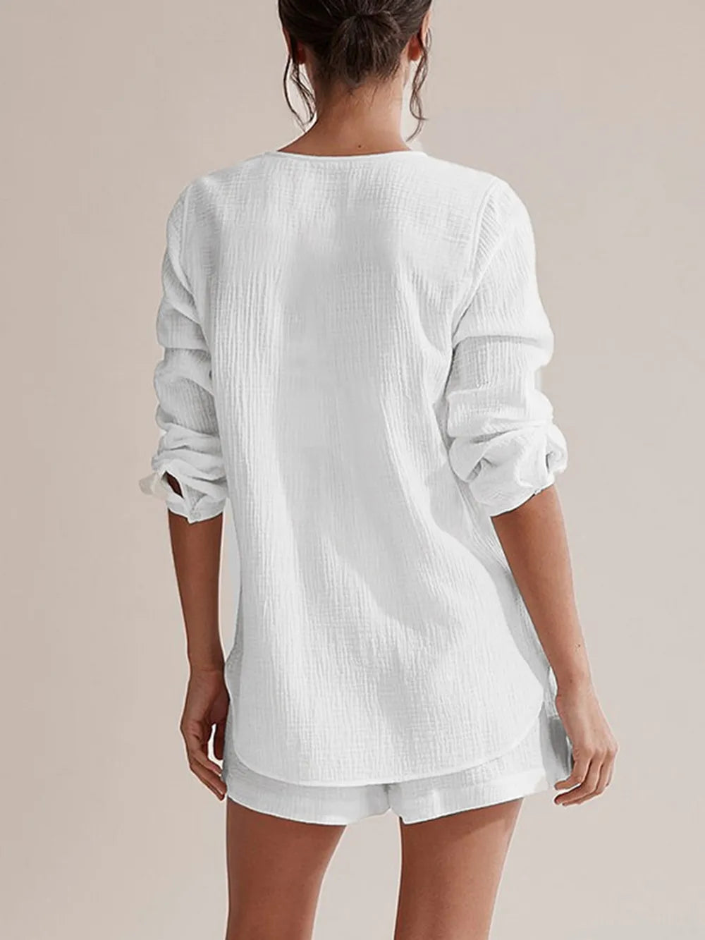 Ladies' summer pajamas made of pure cotton gauze - V.I.P Digital Presence