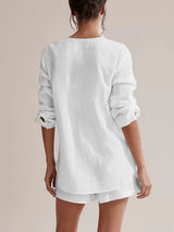 Ladies' summer pajamas made of pure cotton gauze - V.I.P Digital Presence