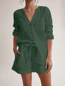 Ladies' summer pajamas made of pure cotton gauze - V.I.P Digital Presence