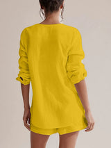 Ladies' summer pajamas made of pure cotton gauze - V.I.P Digital Presence