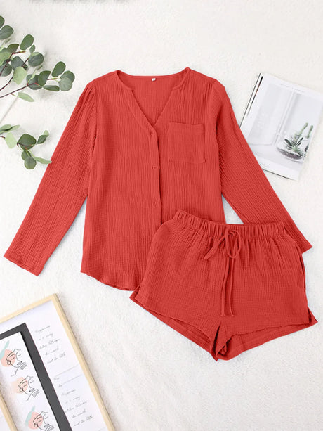 Ladies' summer pajamas made of pure cotton gauze - V.I.P Digital Presence