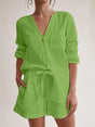 Ladies' summer pajamas made of pure cotton gauze - V.I.P Digital Presence