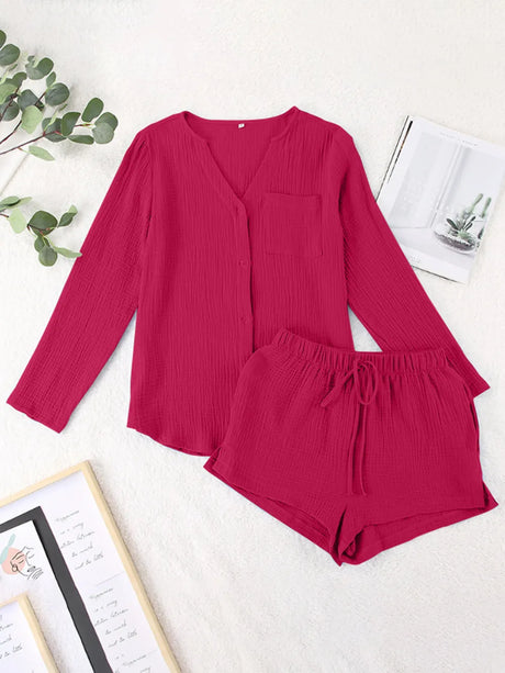 Ladies' summer pajamas made of pure cotton gauze - V.I.P Digital Presence