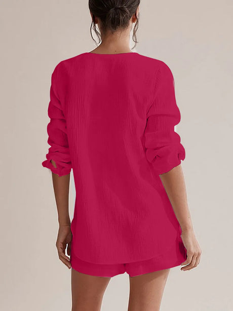Ladies' summer pajamas made of pure cotton gauze - V.I.P Digital Presence