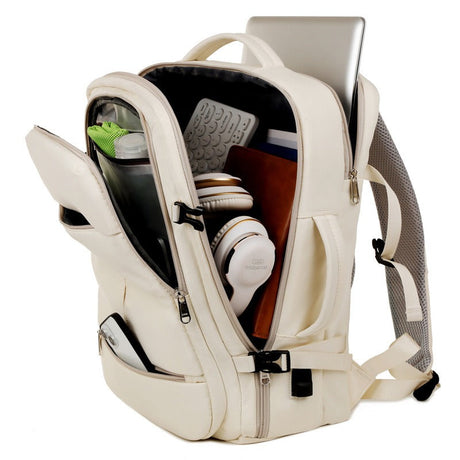 Large Capacity Backpack For Women Men Multiple Pockets And Zippers Versatile Computer Bags Business Travel Backpack - V.I.P Digital Presence