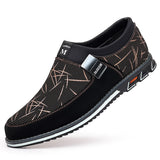 Large casual leather shoes with color blocked feet, all season men's leather shoes - V.I.P Digital Presence