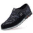 Large casual leather shoes with color blocked feet, all season men's leather shoes - V.I.P Digital Presence