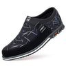 Large casual leather shoes with color blocked feet, all season men's leather shoes - V.I.P Digital Presence