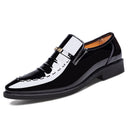 Large size leather shoes, men's breathable Korean style shoes, business formal low cut shoes - V.I.P Digital Presence