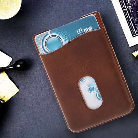 Leather Card Holder Sticker 3M Adhesives Credit ID Card Mobile Phone Back Pocket Wallet Case Stickers Bag Pouch - V.I.P Digital Presence