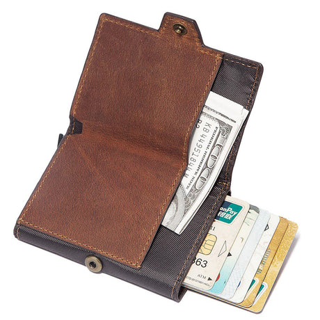 Leather Men's Card Holder Card Case European and American Leather Coin Purse Card Holder - V.I.P Digital Presence