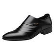 Leather shoe covers, casual pointed single shoes, men's mesh hole shoes - V.I.P Digital Presence