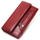 Leather Women's Wallet Long Leather Clutch Multi Card Coin Purse RFID Anti-magnetic Mobile Phone Bag - V.I.P Digital Presence