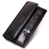 Leather Women's Wallet Long Leather Clutch Multi Card Coin Purse RFID Anti-magnetic Mobile Phone Bag - V.I.P Digital Presence