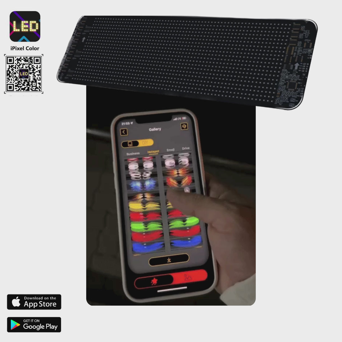 LED Message Eye Display - V.I.P Digital Presence