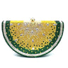 Lemon Shape AB/Gold Rhinestone Small Women Shoulder Bag Luxury Designer Lady Girls Evening Clutches Wedding Party Chain Purse - V.I.P Digital Presence