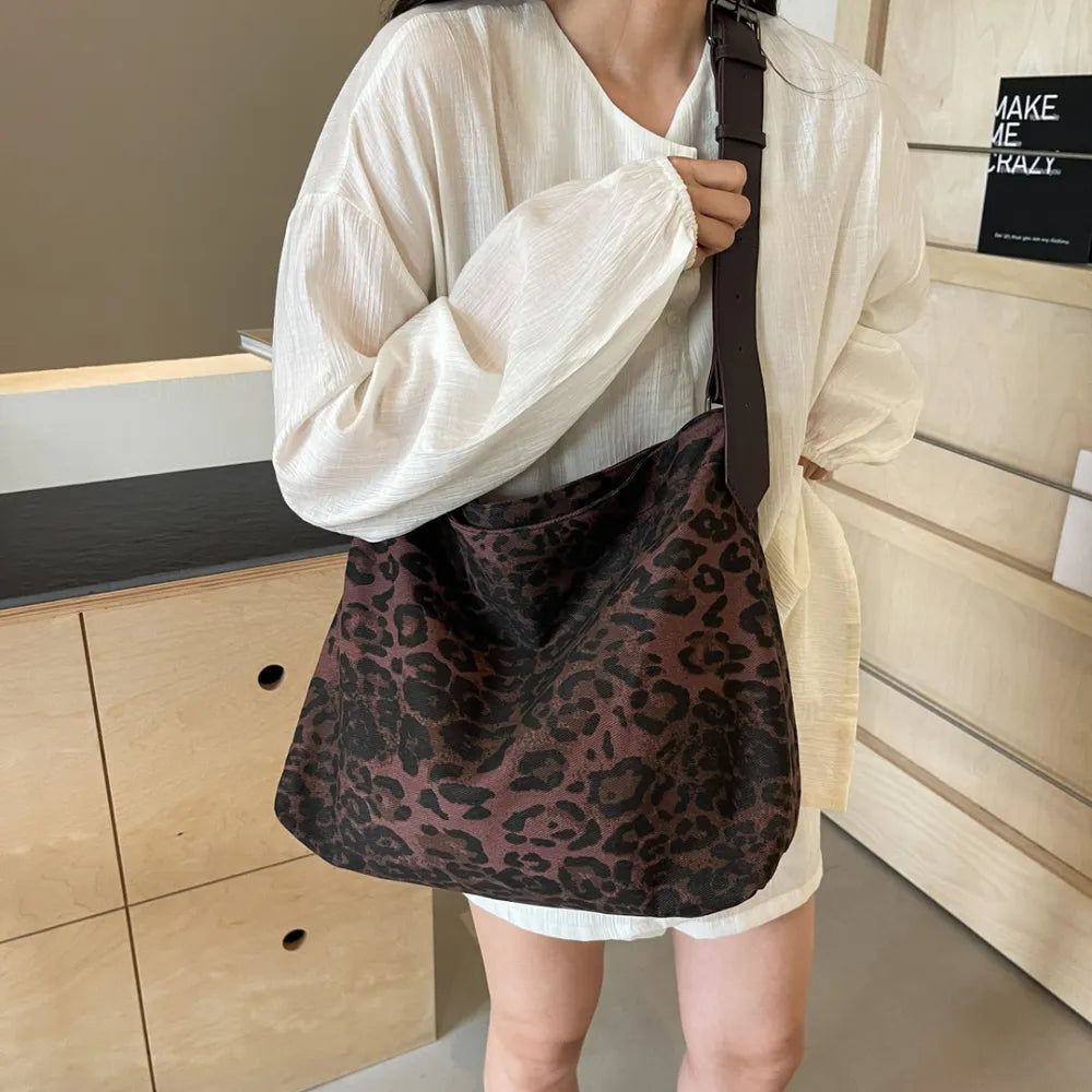 Leopard Adjustable Strap Tote Bag - V.I.P Digital Presence