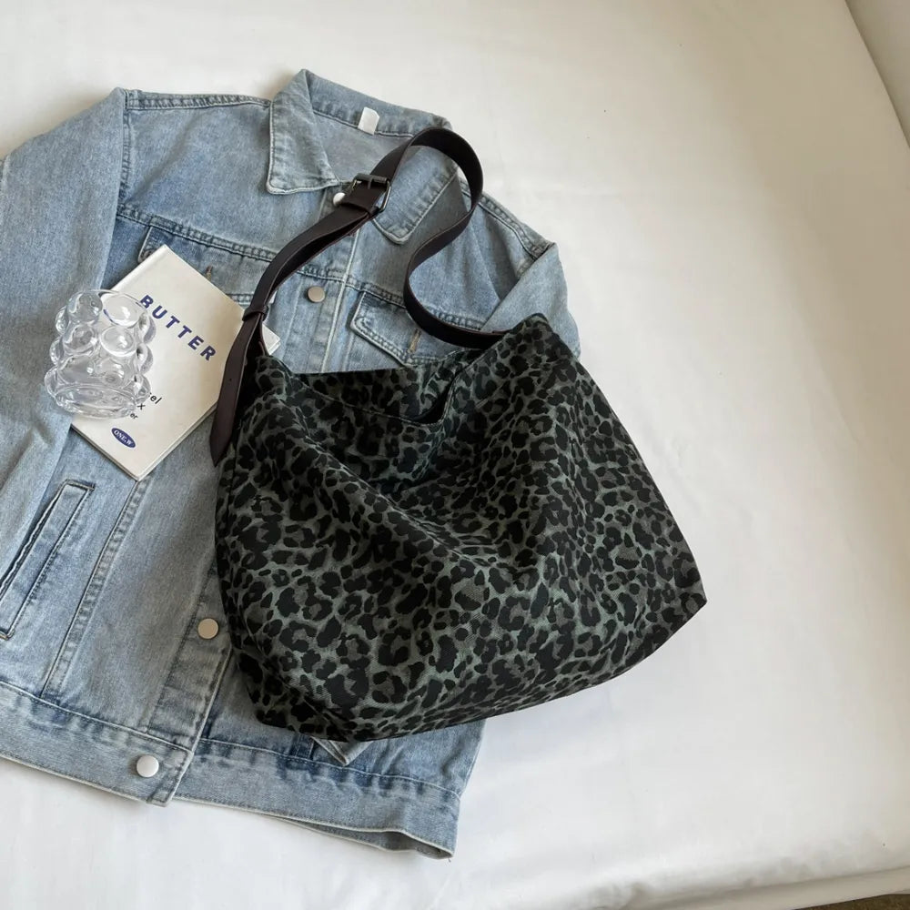 Leopard Adjustable Strap Tote Bag - V.I.P Digital Presence