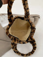 Leopard Fluff Handbag with Zip - V.I.P Digital Presence