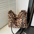 Leopard Furry Shoulder Bag - V.I.P Digital Presence