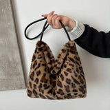 Leopard Furry Shoulder Bag - V.I.P Digital Presence