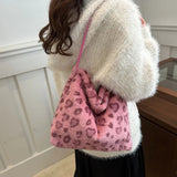 Leopard Furry Shoulder Bag - V.I.P Digital Presence