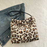 Leopard Furry Shoulder Bag - V.I.P Digital Presence