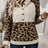 Leopard Half Button Long Sleeve Hoodie - V.I.P Digital Presence