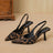 Leopard Point Toe Slingback Pumps - V.I.P Digital Presence