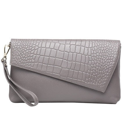 Litchi grain top layer cowhide fashion Shoulder bag Multifunctional leather Clutch bag Large capacity crossbody bags for women - V.I.P Digital Presence